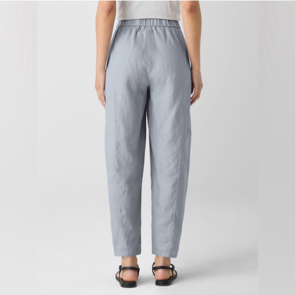 Eileen Fisher NWT Women's Linen Pull On Wide Leg Pants - Picture 2 of 12